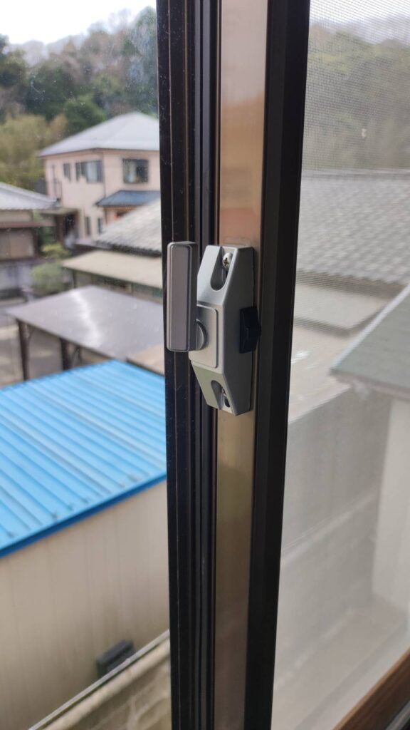 クレセント錠交換後